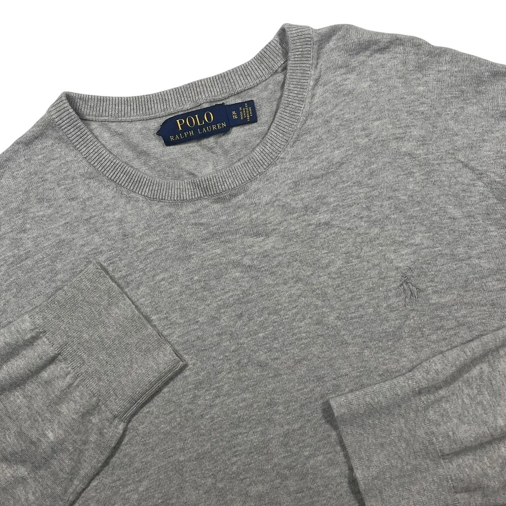 Polo Ralph Lauren Cashmere Blend Lightweight Pullover Crew Neck Sweater Men's XL